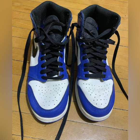 Jordan 1 High Game Royal 2018 Release GS 7Y Reverse Royals - Picture 7 of 14